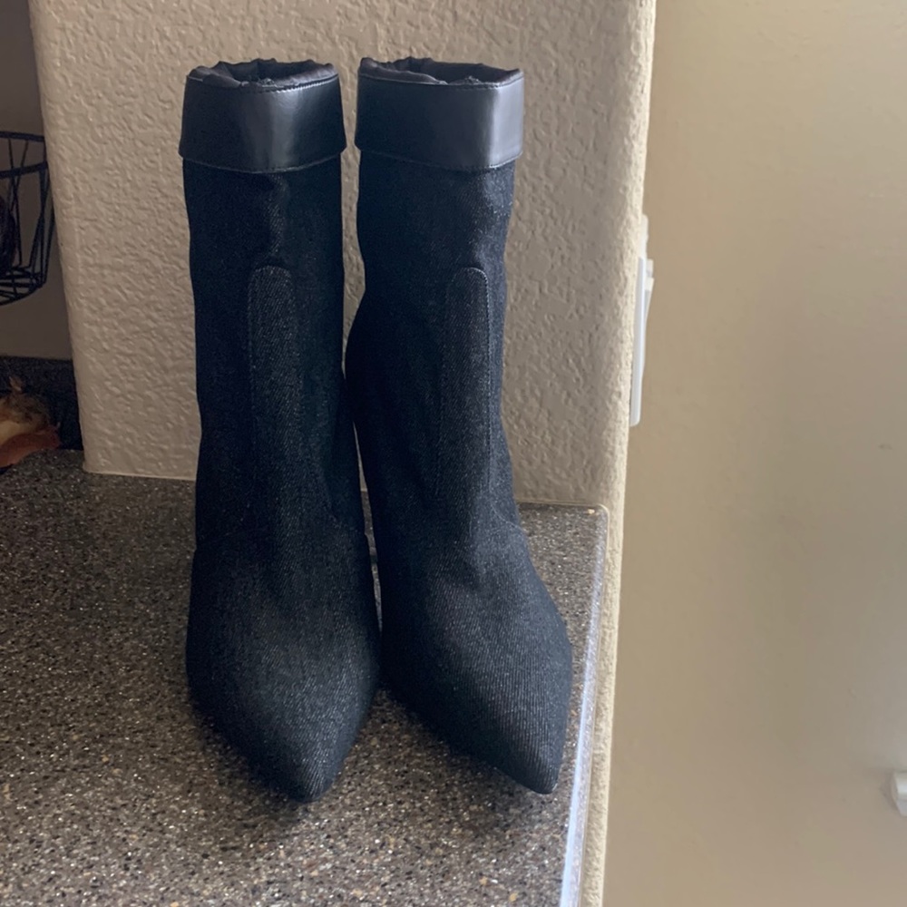 Kendall & Kylie denim boots